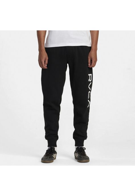 Pantalón Buzo Hombre Big Rvca M Otlr Negro-1