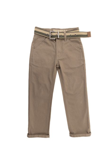 Pantalon Belt Niño Beige/Crudo-0
