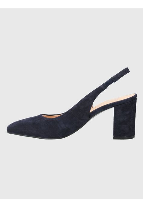 Zapato Cuero Azul Oscuro Mujer Temu -4