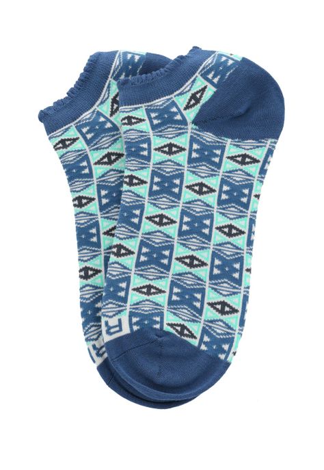 Calcetin Azul Rfv23W PeSt Shapes Mujer-2