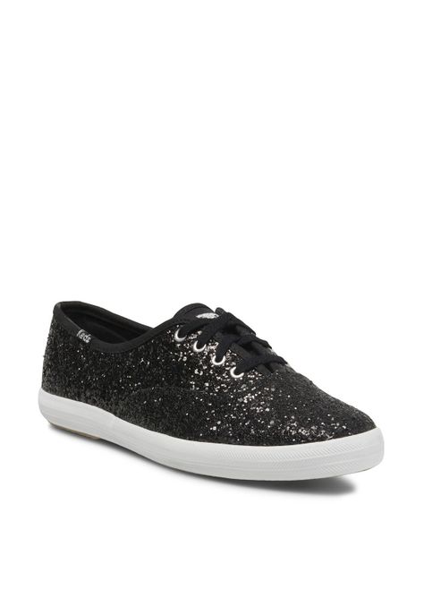 Zapatilla Casual Mujer Champion Glitter Negro-1