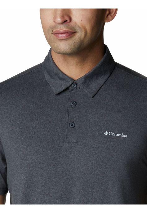 Polera Manga Corta Hombre Tech Trail Polo Gris-3