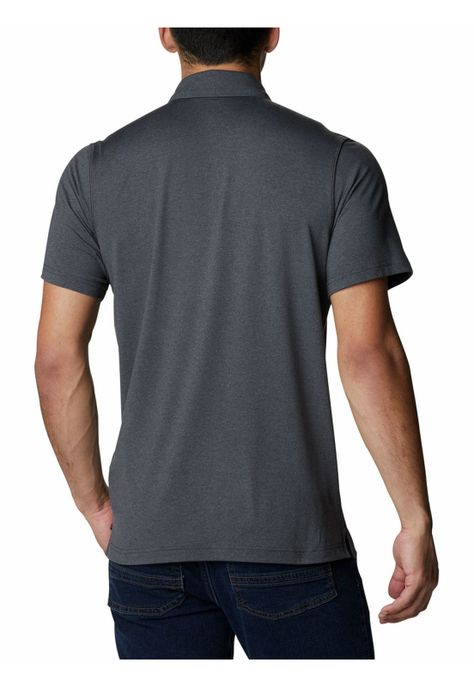 Polera Manga Corta Hombre Tech Trail Polo Gris-5