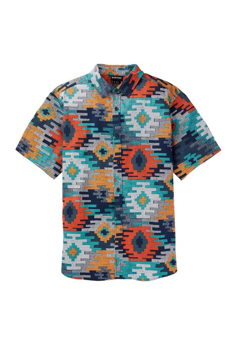 Camisa M/C Hombre M Shabooya Camp Ss Multicolor Burton-0