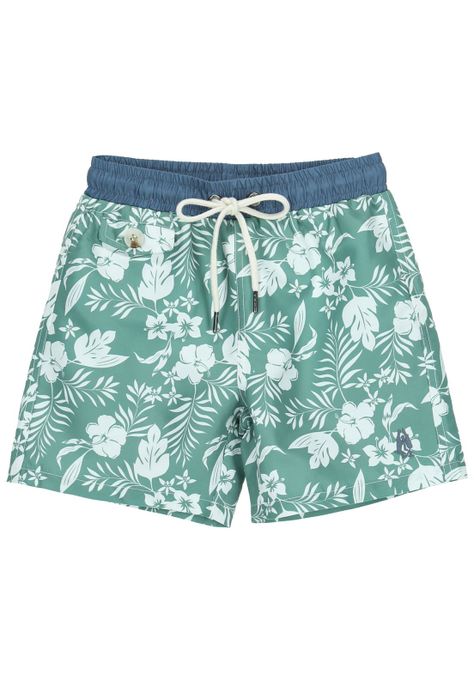 Traje De Baño Niño Print Verde-0