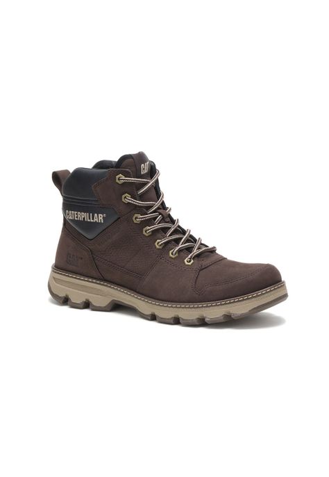 Botin Cuero Hombre Meridian Wp Café-0