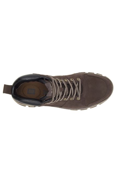 Botin Cuero Hombre Meridian Wp Café-5