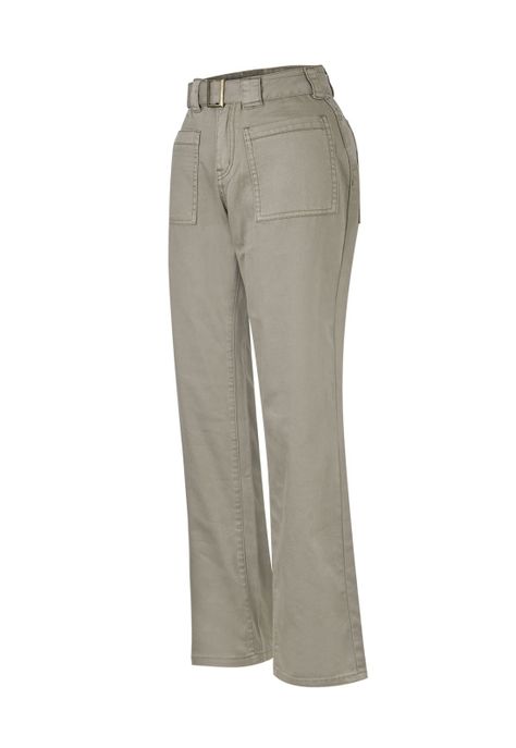 Jeans Algodón Orgánico Verde Remao Mujer -0