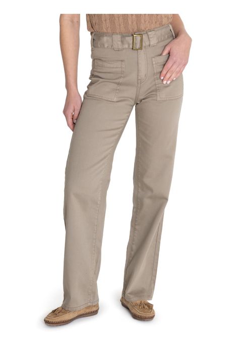 Jeans Algodón Orgánico Verde Remao Mujer -4