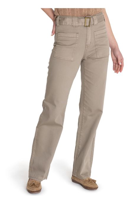 Jeans Algodón Orgánico Verde Remao Mujer -5