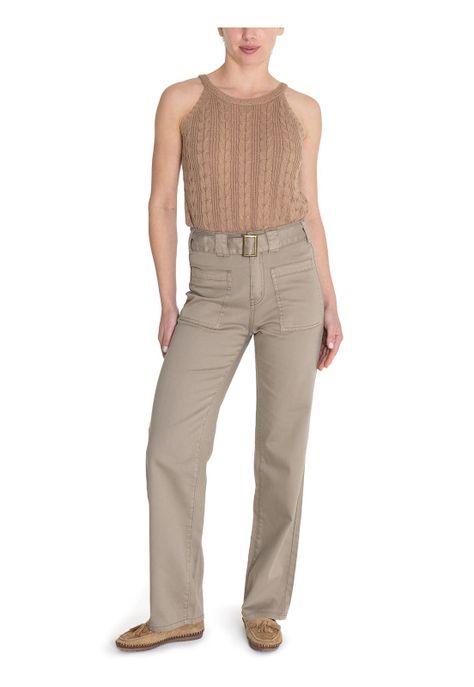 Jeans Algodón Orgánico Verde Remao Mujer -9