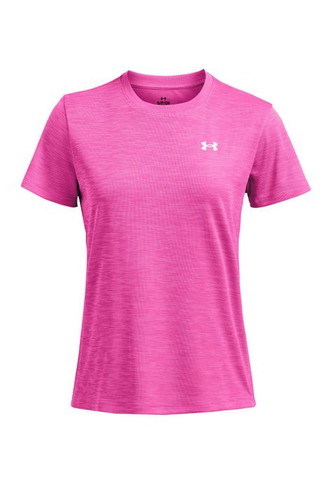 Polera manga corta Tech  mujer Rosa-0