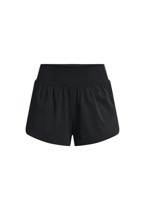 Shorts UA Flex Woven 2 en 1 mujer Negro-0