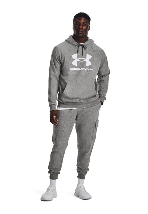 Polerón UA Rival para Hombre Gris-5
