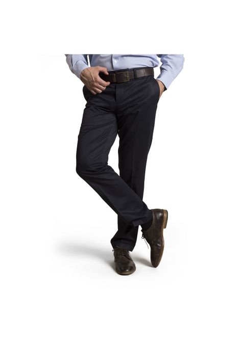 Pantalón Libre de Arrugas  Rockford Azul-0