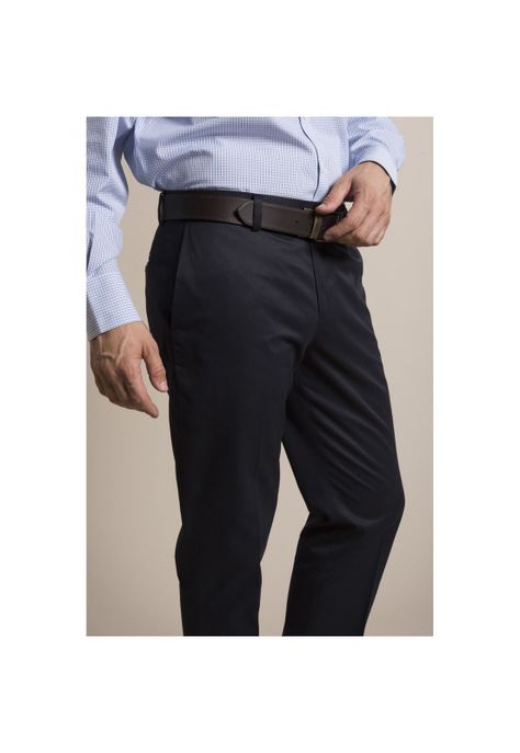 Pantalón Libre de Arrugas  Rockford Azul-2