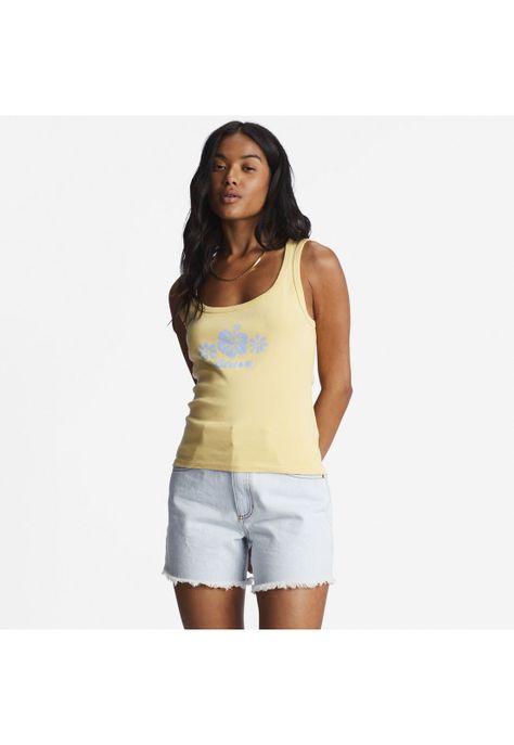 Polera M/C Mujer So Much Mahalo J Amarillo-3