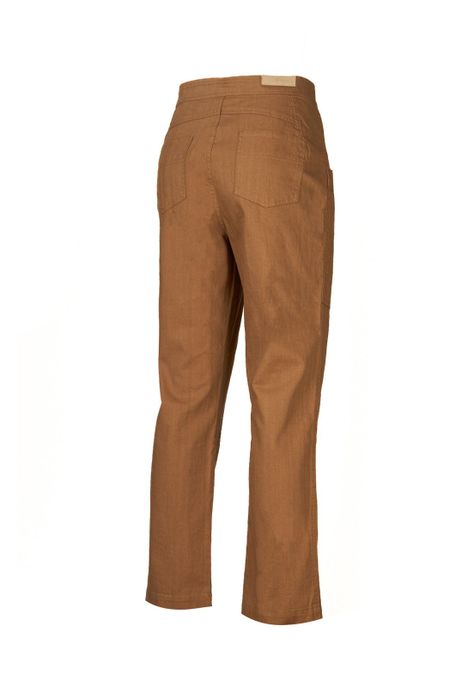 Pantalón Algodón Orgánico Mujer Isis Café-1