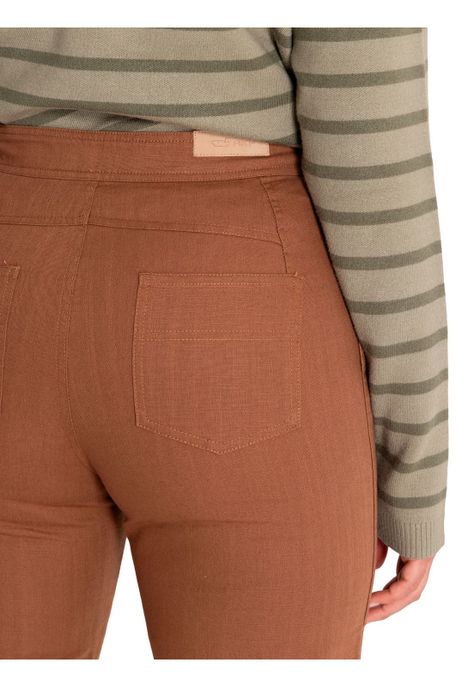 Pantalón Algodón Orgánico Mujer Isis Café-8