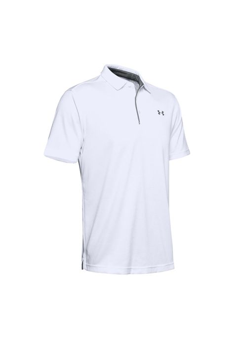 Polo UA Tech para hombre Blanco-0