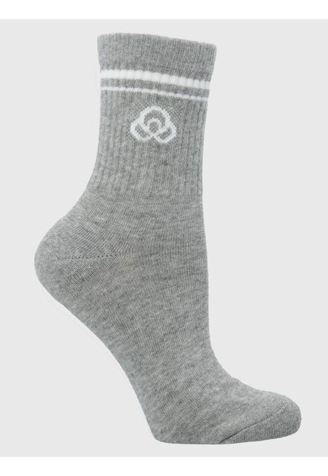 Pack 2 Calcetines Mujer Quarter Gris-2