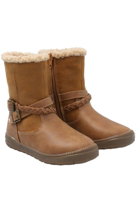 Bota Niña Julieta Camel-7