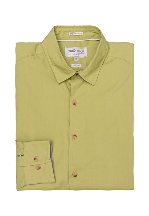 Camisa M/L Hombre Trento Verde-3