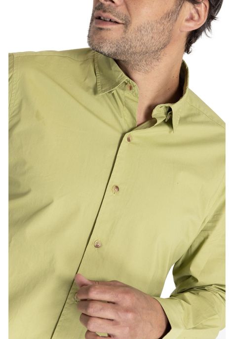 Camisa M/L Hombre Trento Verde-6