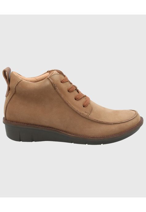 Botin Cuero Mujer Cheer Café-1