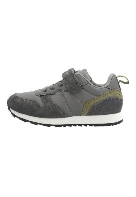 Zapatilla Cuero Janet-K Vl Niño Gris-0