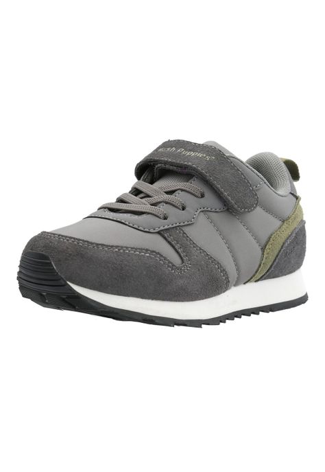 Zapatilla Cuero Janet-K Vl Niño Gris-5