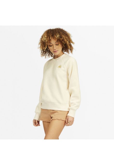 Polerón Mujer Cozy Crew Verde-2
