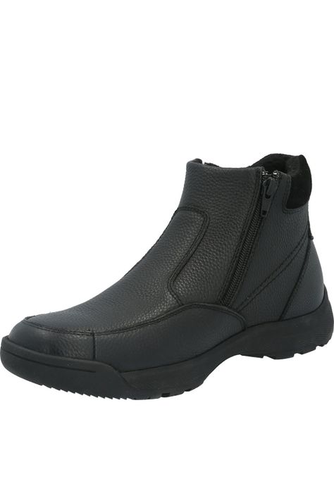 Botin Cuero Hombre Chief Negro-3