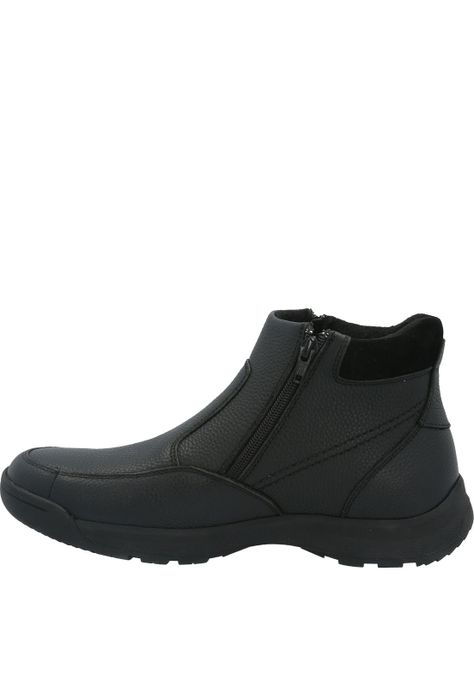 Botin Cuero Hombre Chief Negro-4