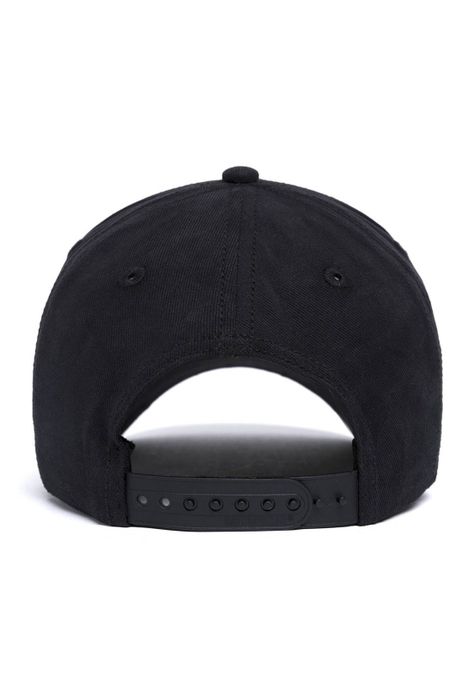 Jockey W'S Script Hat Mujer Negro-3