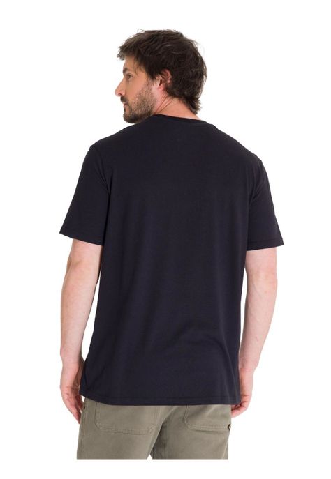 Polera Casual D Series Graphic 4 Hombre Negra-3