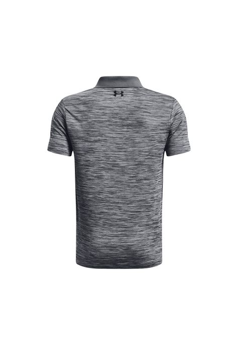 Polo de rendimiento UA para niño Gris-1