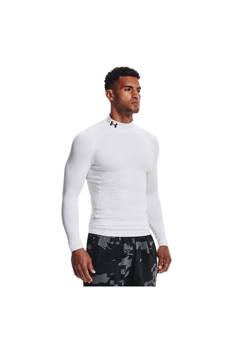 Primera capa ColdGear® para hombre Blanco-3