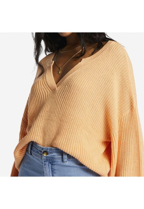 Sweater No Worries Swtr Naranjo Mujer-3