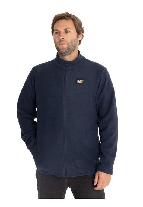Polar Casual Hombre Microfleece Full Zip Azul-0