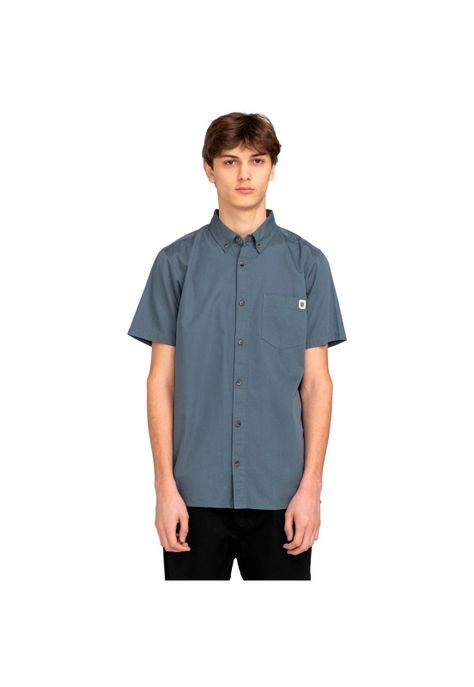 Camisa M/C Passport Wvtp Gris Hombre-0