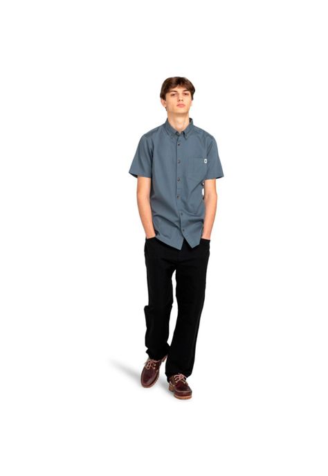 Camisa M/C Passport Wvtp Gris Hombre-5