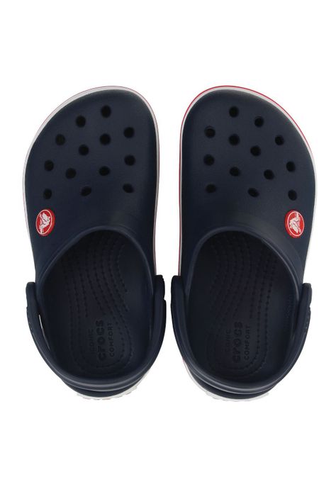 Zueco Crocs Niño Crocband Clog K Azul-4