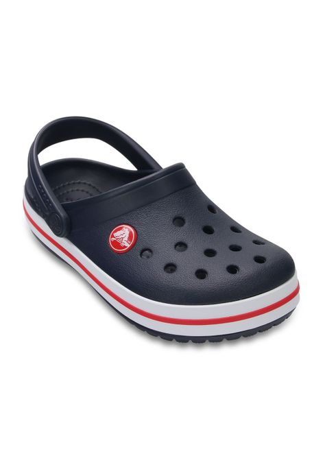 Zueco Crocs Niño Crocband Clog K Azul-6