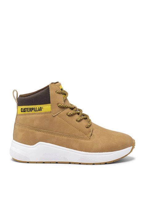 Botin Cuero Niño Colorado Sport Café-1