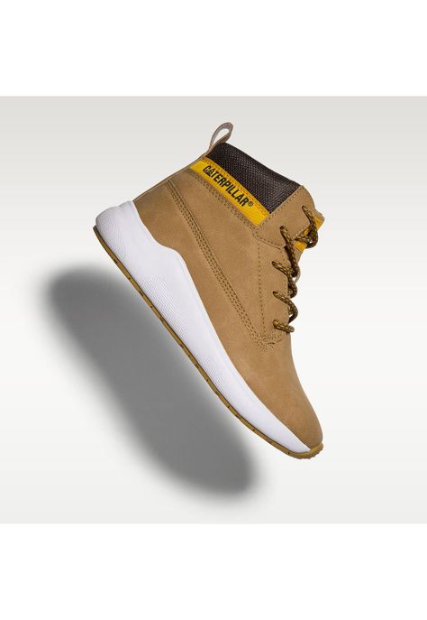 Botin Cuero Niño Colorado Sport Café-3