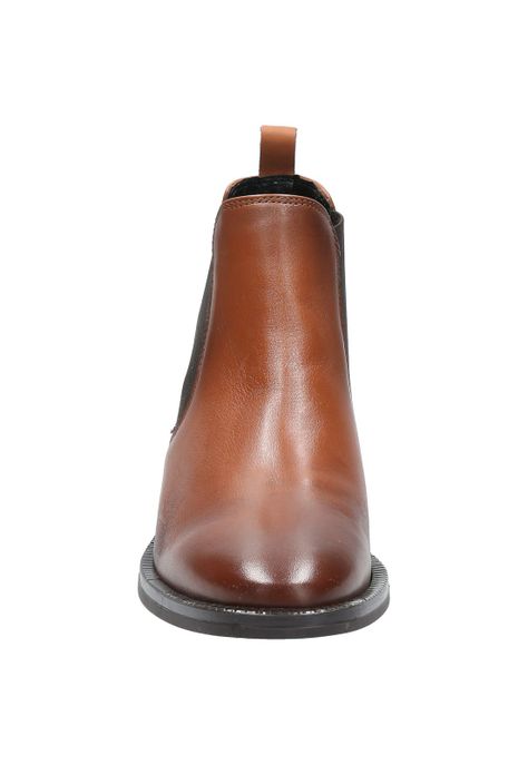 Botin Cuero Mujer Dafne Café-3