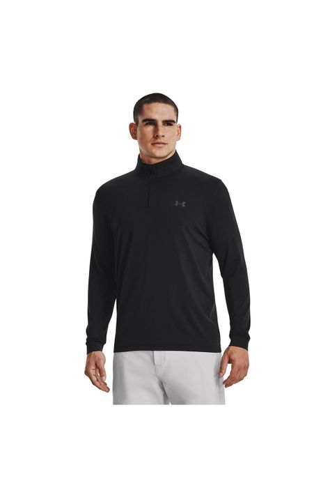 Polerón Golf Play Off ¼ Zip Negro Hombre-3