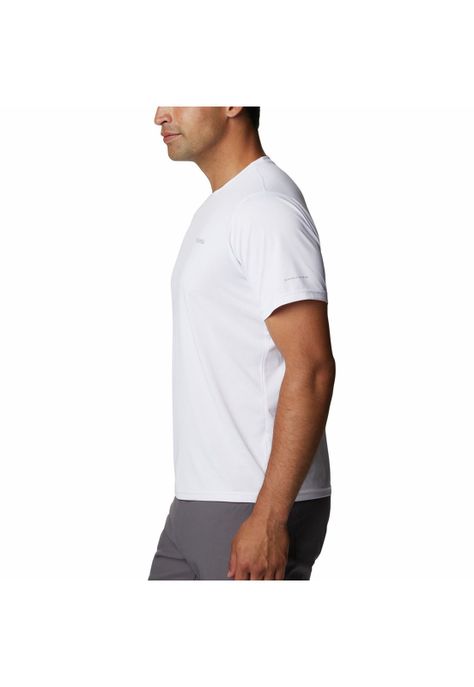 Camiseta Hombre Columbia Hike Crew Blanco-1
