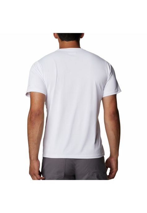 Camiseta Hombre Columbia Hike Crew Blanco-2